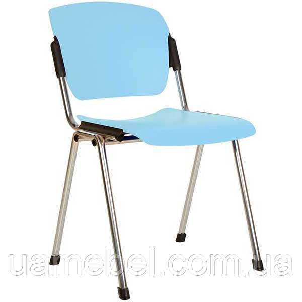 Офисный стул пластик Era (Эра) plast chrome/black - фото 4 - id-p1106337537