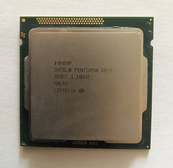 Процесор Intel G870 3,10 GHz/ 3Mb Кеш/5 GT/s/HD Graphics 2Gen/s1155