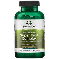 Мангостин, Swanson, явля собою mangosteen/Pomegranate/Noni Complex, 240/240/240 мг, 90 капсул