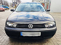 Вії на фари Volkswagen Golf 4 1997-2003 Накладки фар авто Бровки для Фольксваген Гольф