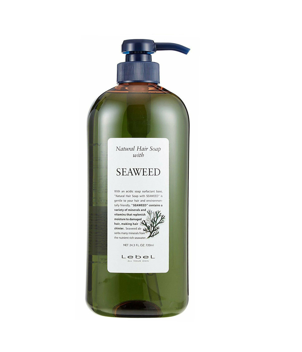 Шампунь для пошкодженого волосся з екстрактом морських водоростей Lebel Hair Soap with Seaweed, 720 мл