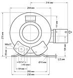 Компресор двоступінчастий для басейну Grino Rotamik SKS 80 2VM.B (88 м³/год) 0,7 кВт, фото 7