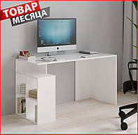 Компьютерный стол с полками, письменный стол для ноутбука в стиле лофт белый дуб сомона венге