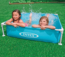 Дитячий надувний басейн 57173 Intex Mini Frame Pool 122x122x30 см