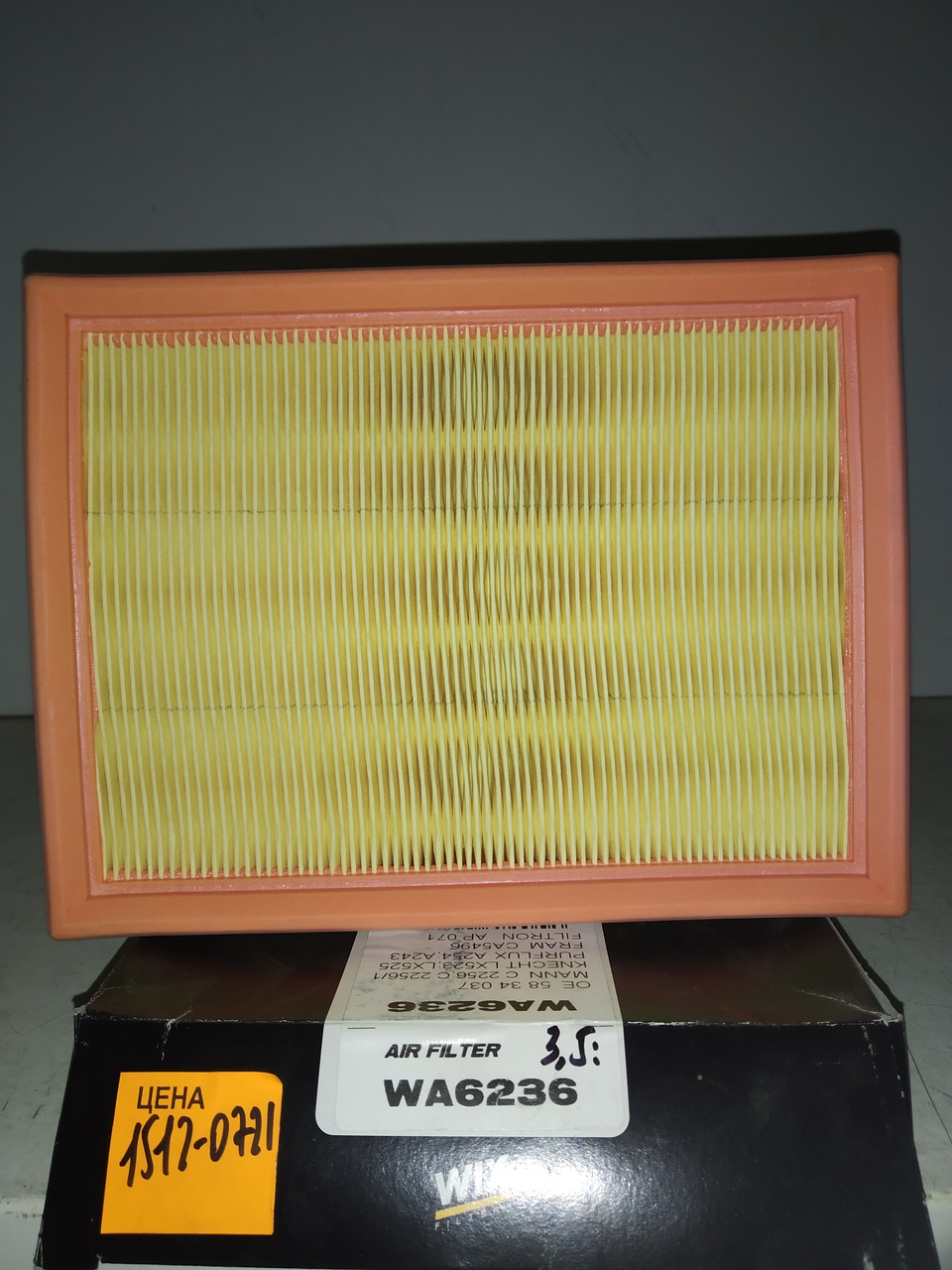 WIX Фільтр повітряний OPEL CORSA 93-00, OPEL TIGRA 97-00, фото 1