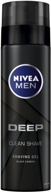 Гель для гоління Nivea "Deep" з активованим вугіллям (200мл.)