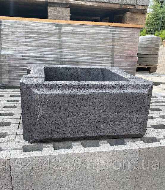 Блок рваний на стовпи двосторонній