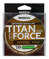 Леска Weida коричневая Titan Force Feeder 150m 0,20mm -7,4кг