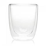 Набір склянок з подвійним дном DRINK LINE 2 шт по 300 мл у подарунковому пакуванні для друку логотипу, фото 5
