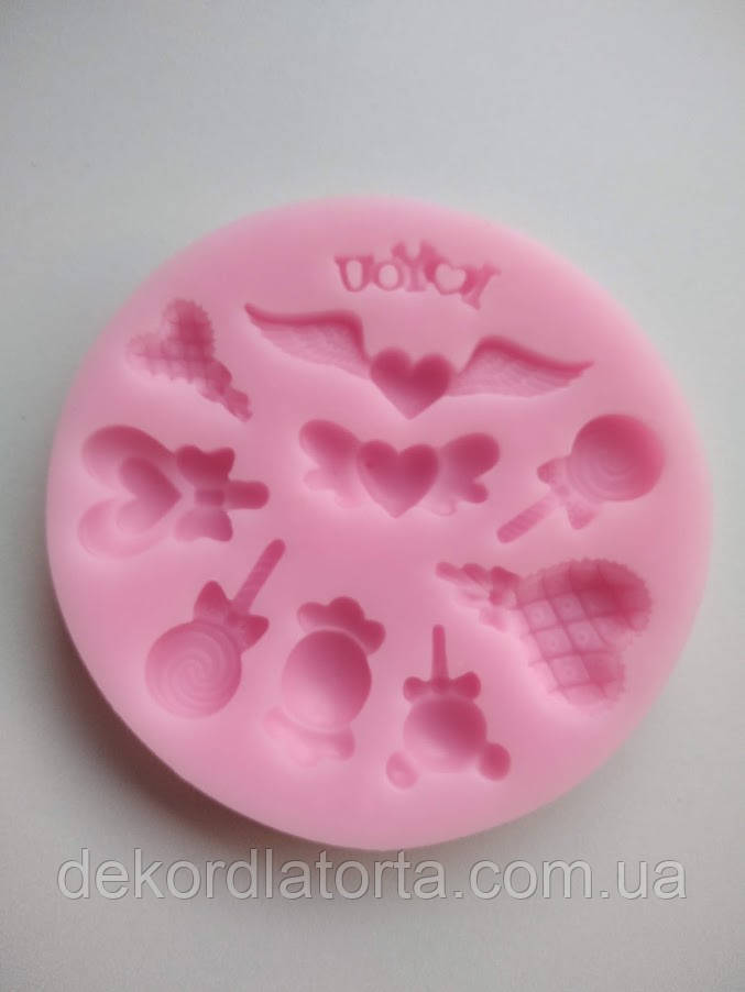 Силиконовый молд "I love you"