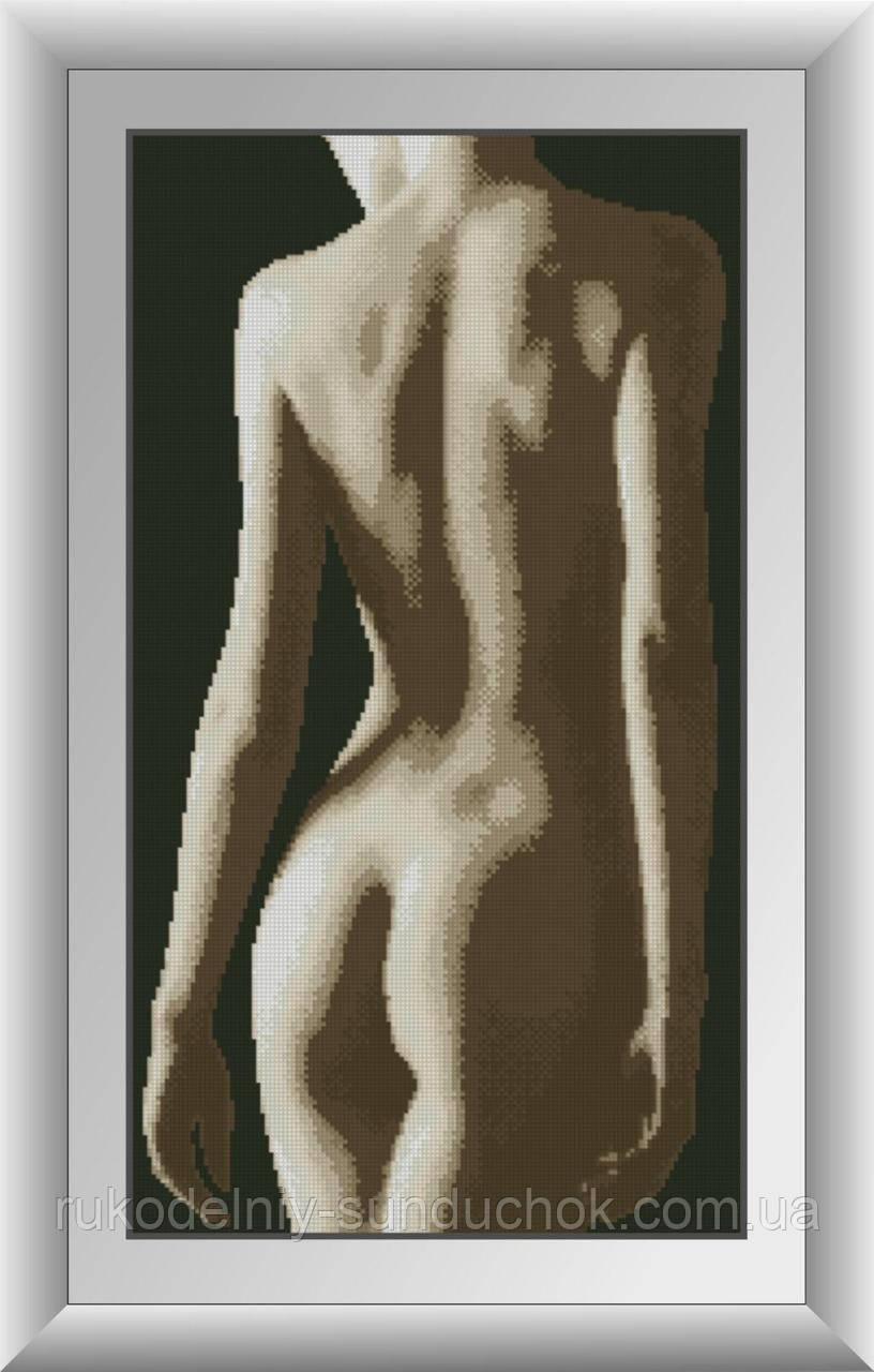 30755 Оголений силует. Dream Art. Набір алмазної живопису (квадратні, повна), фото 1