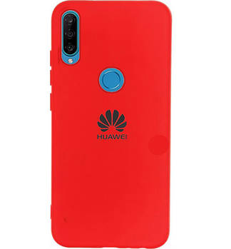 Чохол Silicone case для Huawei P Smart Plus 2019 (24) Red червоний