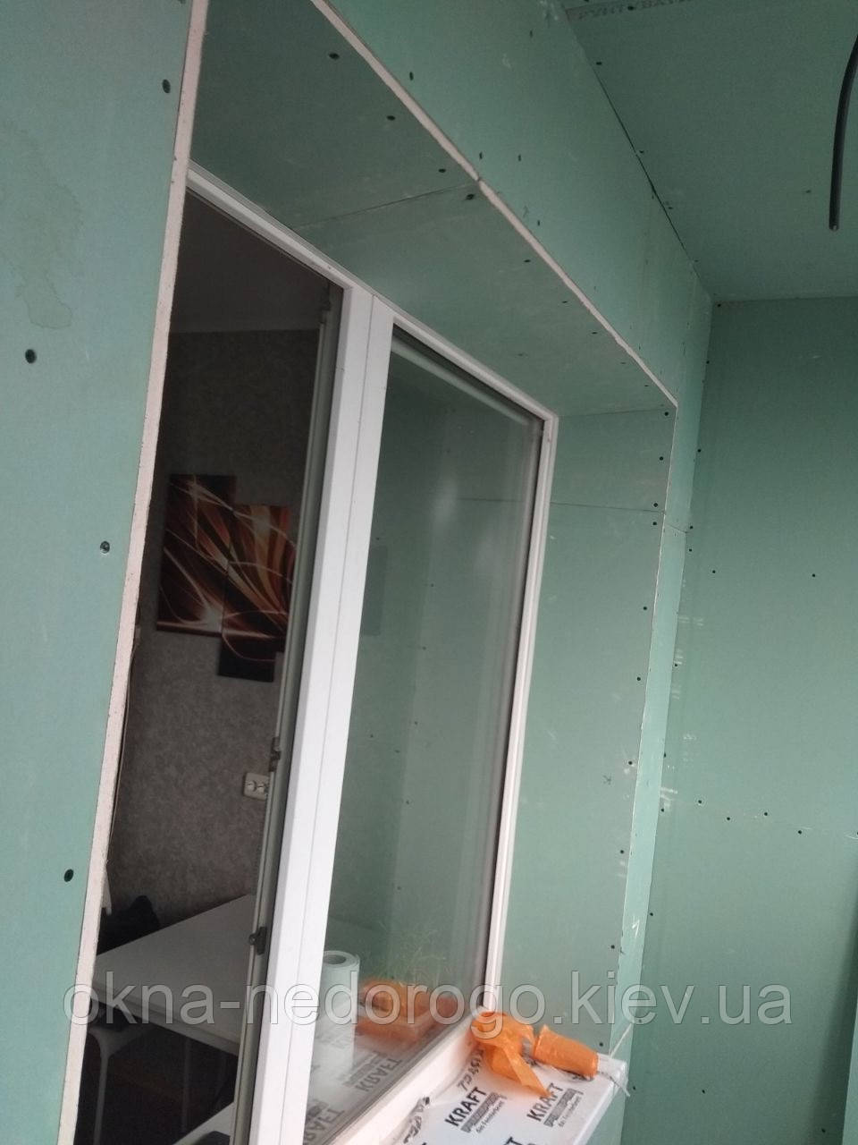 Обшивка балконов гипсокартоном внутреннее обустройство - фото 9 - id-p100104876