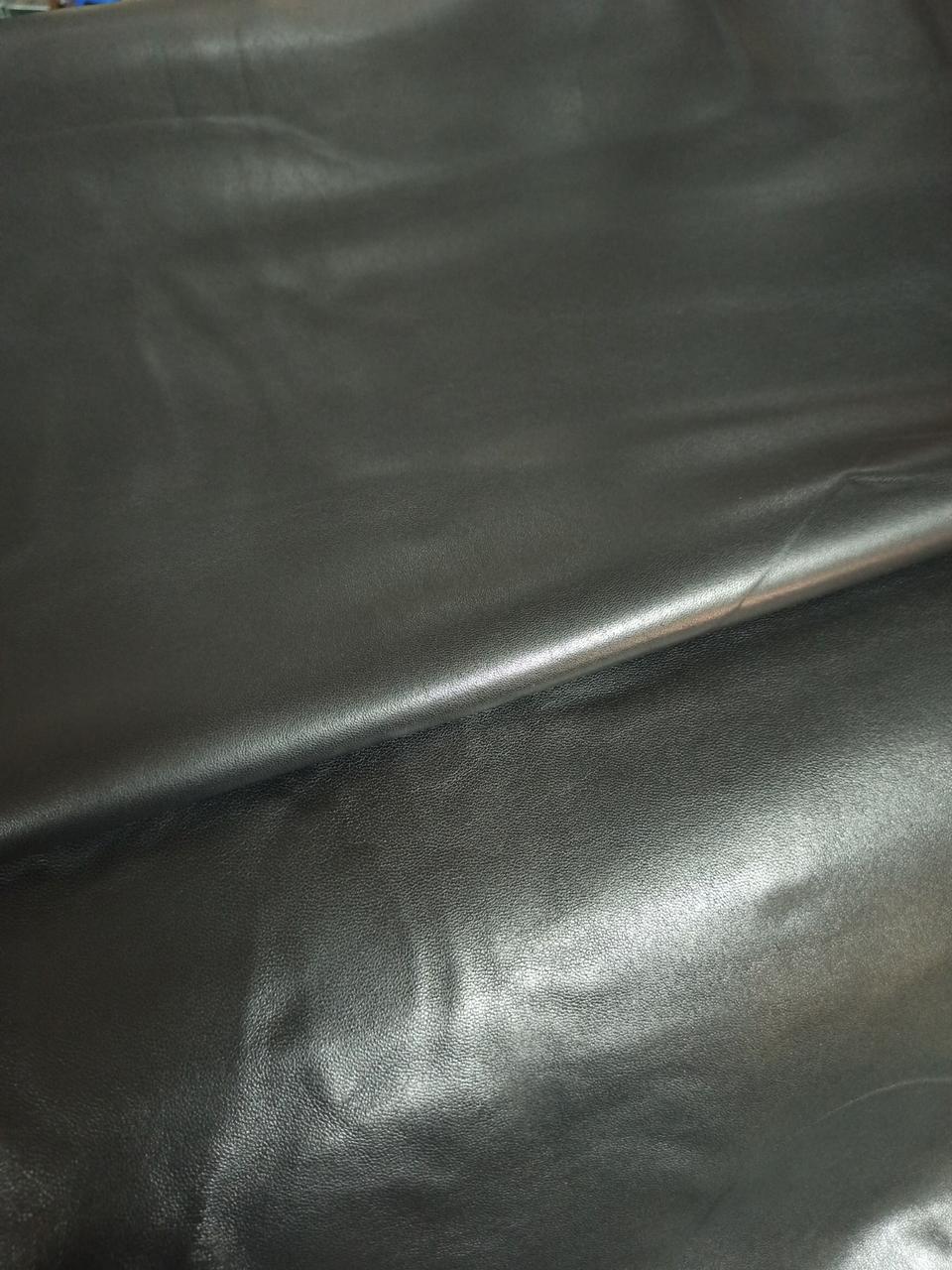 Кожа овчина 0,8mm Nappa Arev black Italy TM