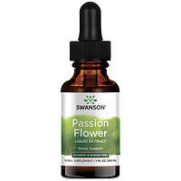 Рідкий екстракт пасифлори, Swanson, Passion Flower Liquid Extract, 29.6 мл