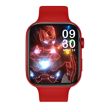 Смартгодинник M26 PLUS Smart Watch Фітнес браслет трекер з мікрофоном Бездротова зарядка Aluminium 44mm, фото 4