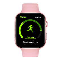 Смартгодинник M26 PLUS Smart Watch Фітнес браслет трекер з мікрофоном Бездротова зарядка Aluminium 44mm, фото 5