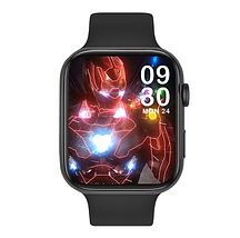 Смартгодинник M26 PLUS Smart Watch Фітнес браслет трекер з мікрофоном Бездротова зарядка Aluminium 44mm, фото 6