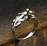 Кільце срібне Дівчина та Дельфін, фото 4
