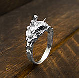 Кільце срібне Дівчина та Дельфін, фото 8