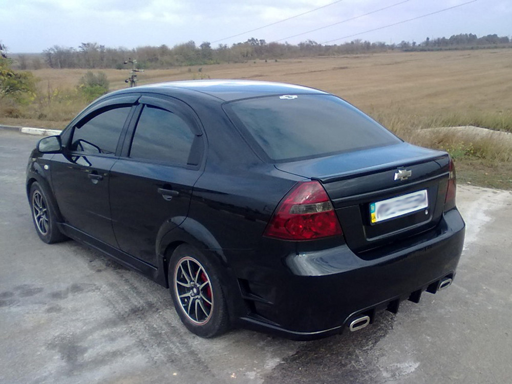 Спойлер на багажник AVEO Лип спойлер для Chevrolet Aveo T250 2005-2011 Сабля спойлер багажника Шевроле Авео, фото 1