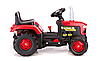 Трактор акумуляторний DOLU 6V Червоний з чорним, фото 2