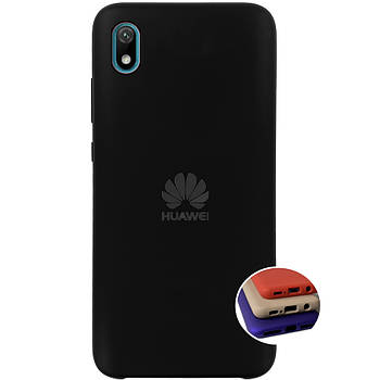 Чохол Silicone FULL case для Huawei Y5 2019 (25) Black чорний