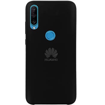 Чохол Silicone case для Huawei P Smart Plus 2019 (25) Black чорний