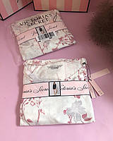 Пижама Victoria's Secret S с Круглым Вырезом Кофта и Короткие Шорты Розовая Цветочный Принт