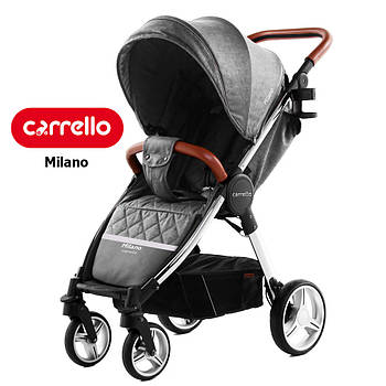 Дитяча коляска прогулянкова CARRELLO Milano CRL-5501 Сірий (CRL-5501 Carbon Grey)