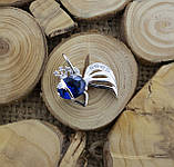 Кулон срібний Золота рибка, фото 2