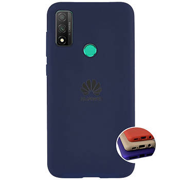 Чохол Silicone FULL case для Huawei P Smart 2020 (28) Dark blue темно-синій