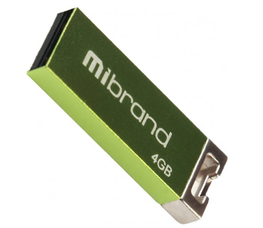 Флеш-пам`ять 4GB "Mibrand" Сhameleon USB2.0 light green №1754