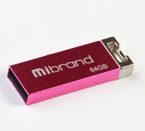 Флеш-пам`ять 64GB "Mibrand" Сhameleon USB2.0 pink №1620