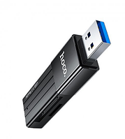 Cardreader Hoco HB20 2в1 USB3,0 black