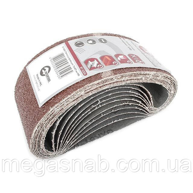 Стрічка шліфувальна 75 * 457 мм, зерно 40, пак.10 шт. INTERTOOL BT-0304, фото 1