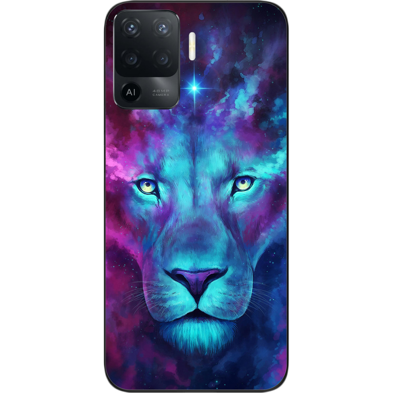 Силіконовий чохол для OPPO Reno 5 Lite з картинкою Космолев, фото 1