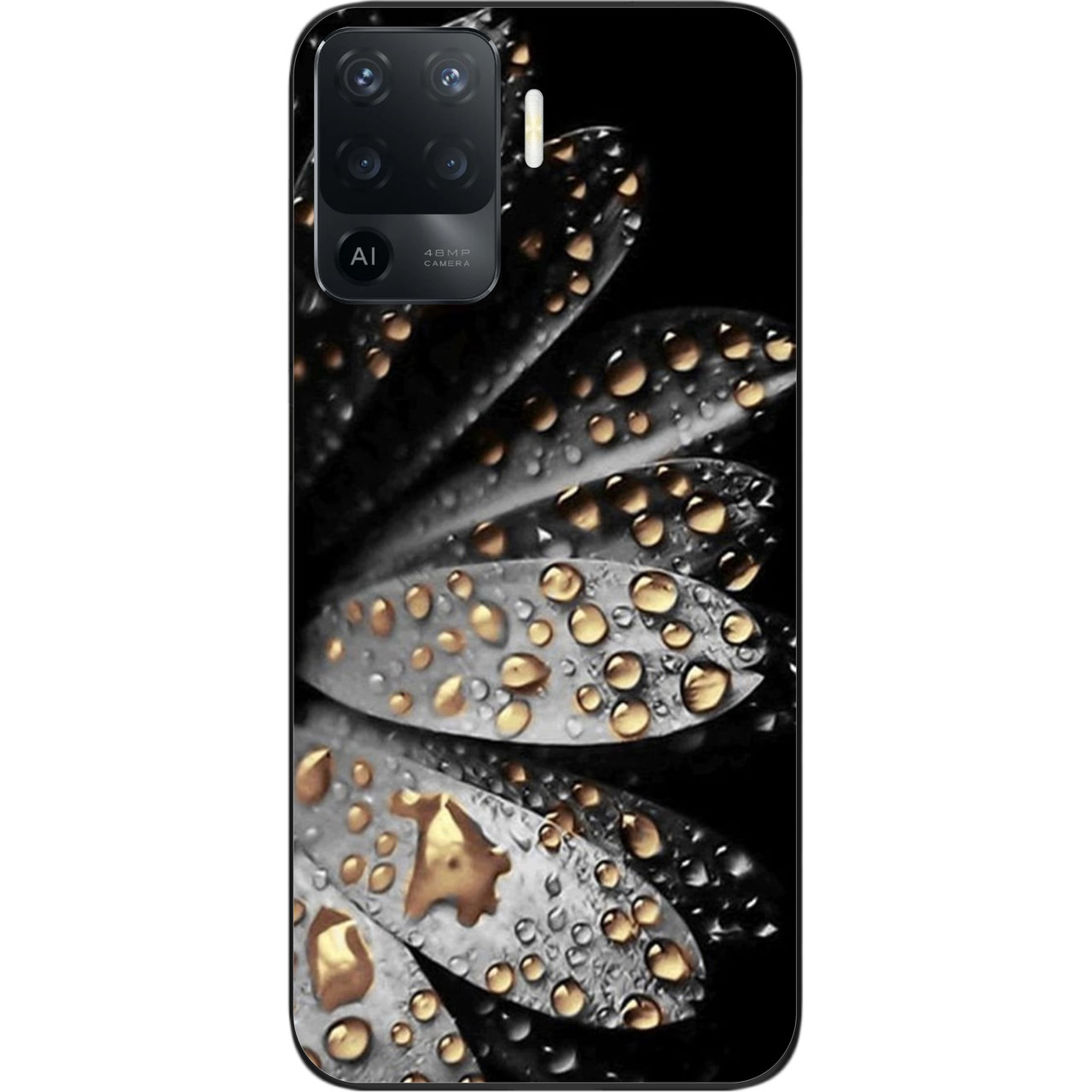 Силіконовий чохол для OPPO Reno 5 Lite з картинкою Квітка, фото 1