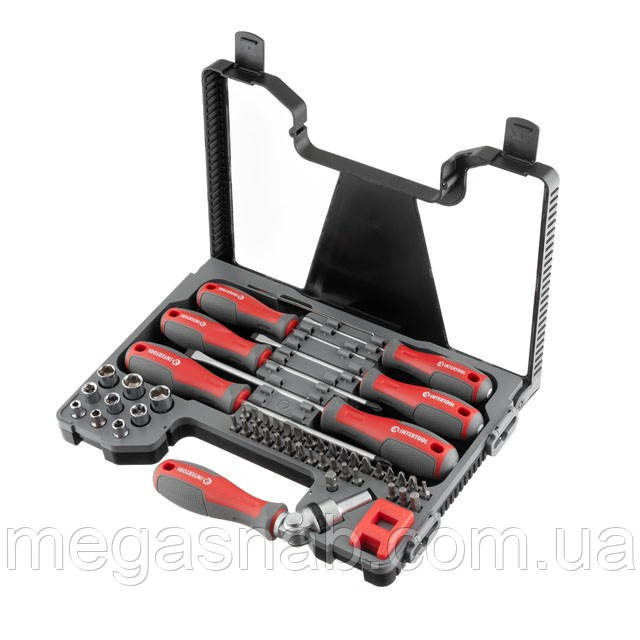 Набір викруток з комплектом насадок 51 од INTERTOOL VT-3352, фото 1