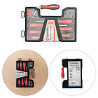 Набір викруток з комплектом насадок 51 од INTERTOOL VT-3352, фото 3