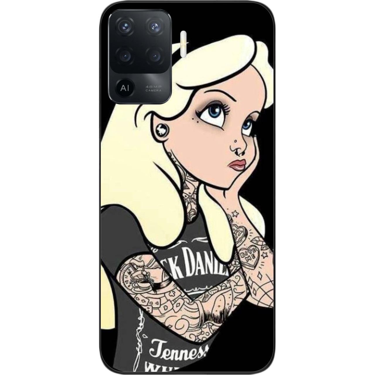 Силіконовий чохол бампер для OPPO Reno 5 Lite з картинкою Попелюшка, фото 1