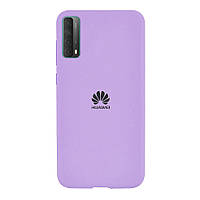 Чохол Silicone case для Huawei P Smart 2021 (30) Lilac ліловий