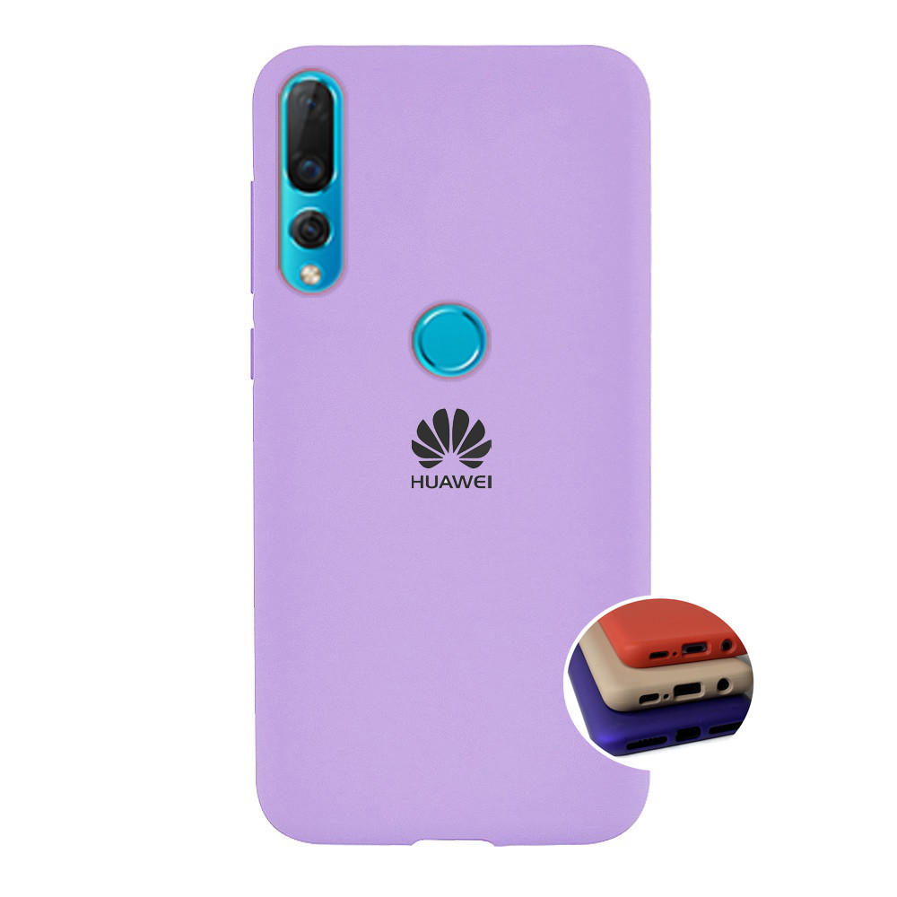 Чохол Silicone FULL case для Huawei Nova 4e (30) Lilac ліловий