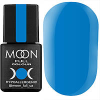 Гель-лак Moon Full Breeze Color № 421 (ярко-голубой, эмаль), 8 мл