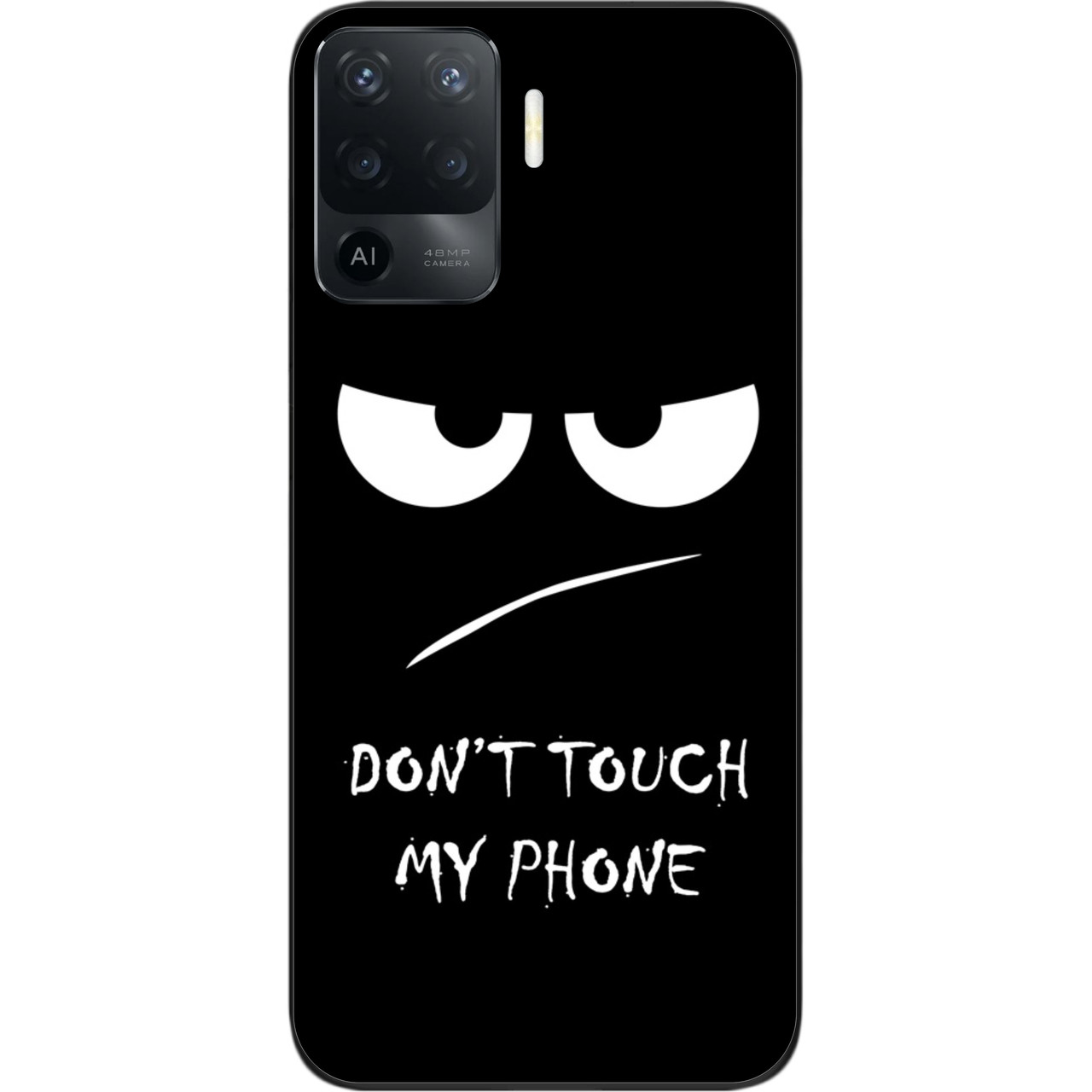 Бампер силіконовий чохол для OPPO Reno 5 Lite з картинкою Очі, фото 1