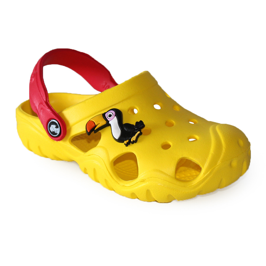 Дитячі крокси в жовтому кольорі для хлопчика для дівчинки