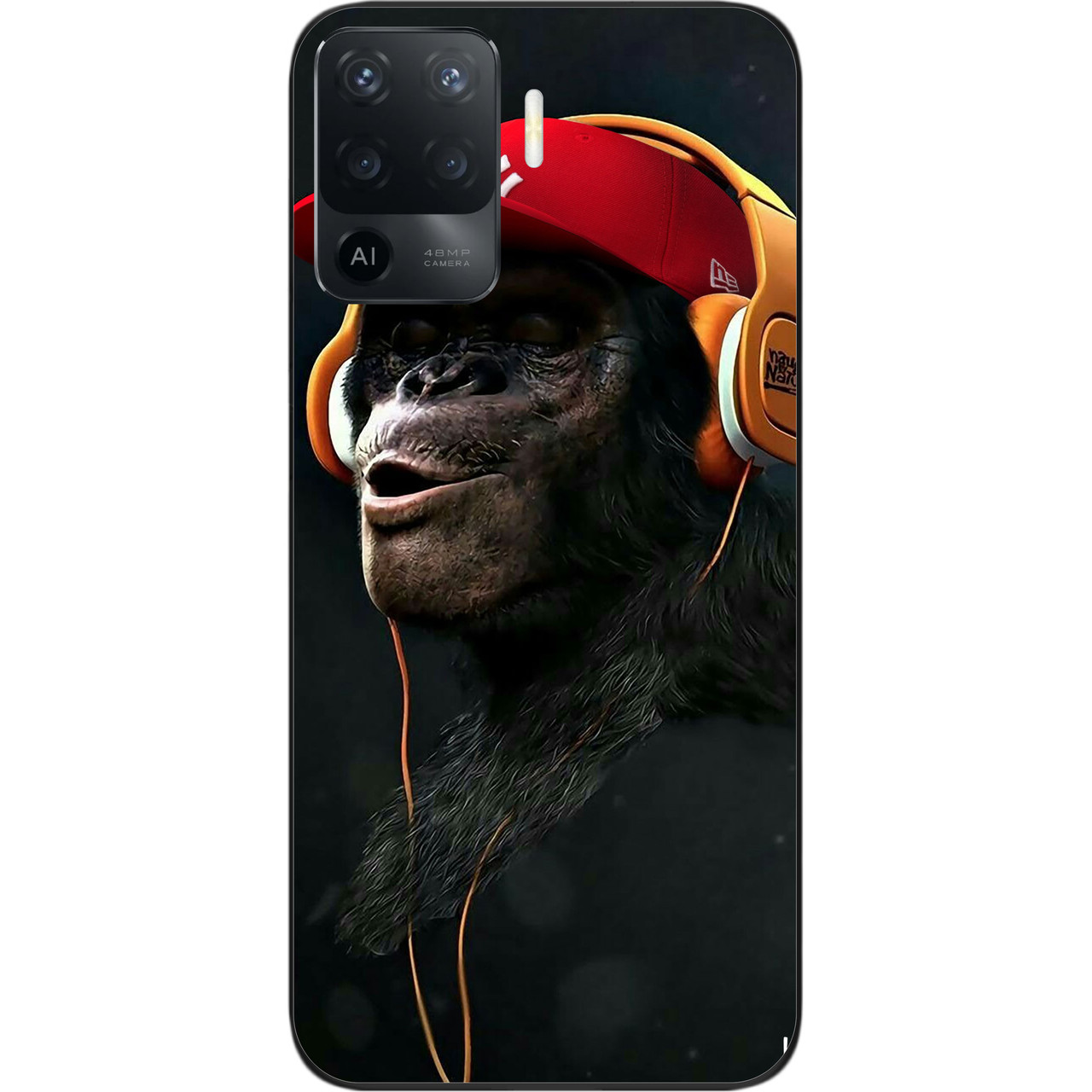 Оригінальний чохол для OPPO Reno 5 Lite з картинкою Шимпанзе, фото 1