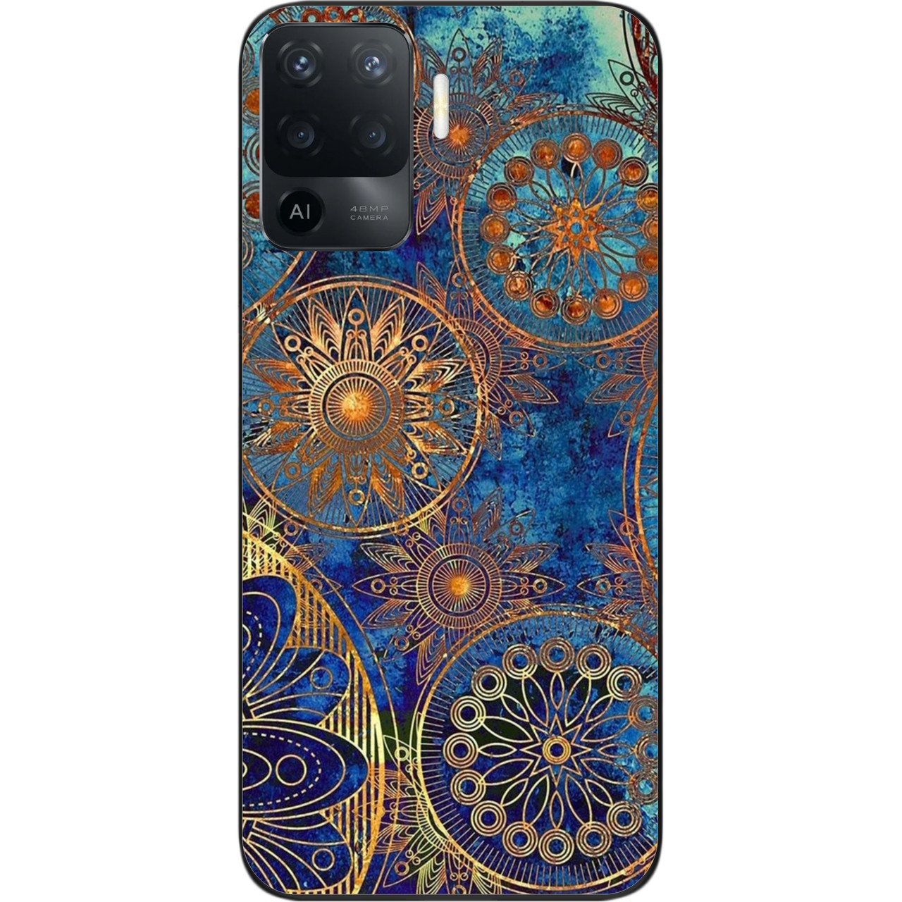 Оригінальний чохол для OPPO Reno 5 Lite з картинкою Кола вінтаж, фото 1