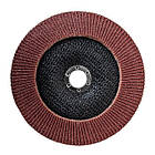 Диск шліфувальний пелюстковий 180 * 22 мм зерно K80 INTERTOOL BT-0228, фото 2