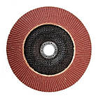 Диск шліфувальний пелюстковий 180 * 22 мм зерно K100 INTERTOOL BT-0230, фото 2